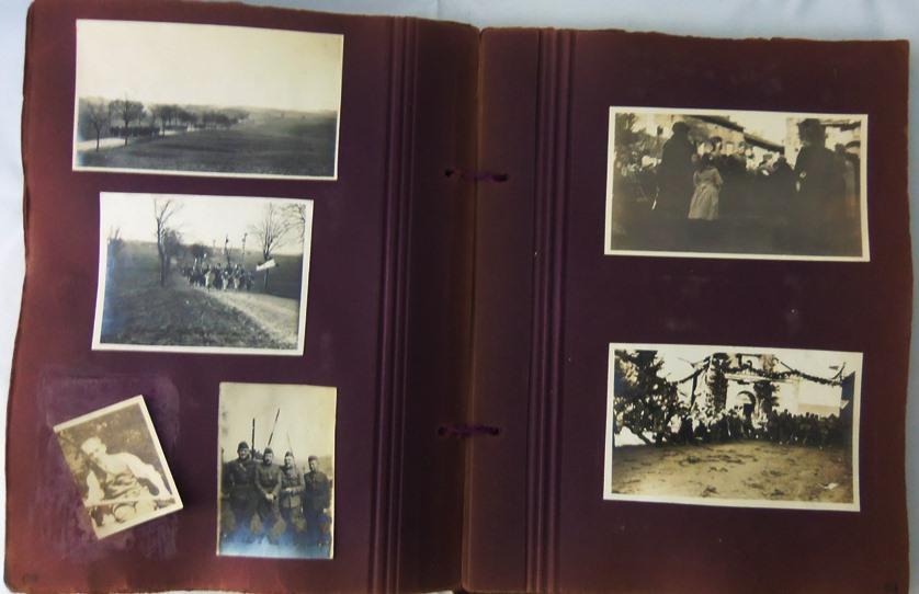 WW1 Souvenir Photo Album 301st Engineers