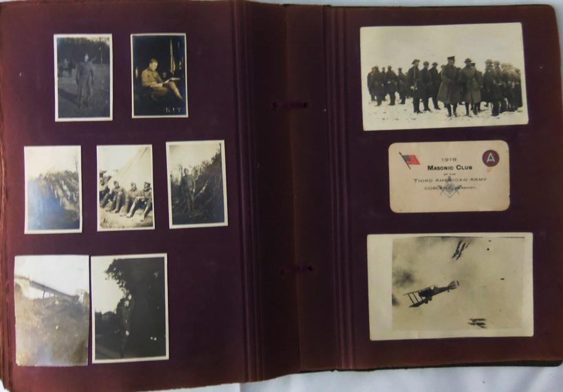 WW1 Souvenir Photo Album 301st Engineers