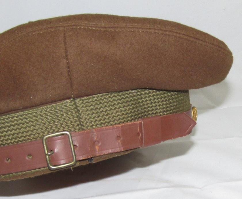 WW2 U.S. Army Warrant Officer's Visor-WWII Cardboard Army-Navy Insignia Guide