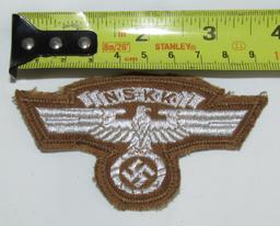 NSKK Flat Wire Sleeve eagle For NCO/Officer-Original Paper RZM Label-Unissued