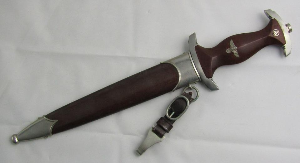 Early 1st Production SA Dagger With Scabbard By Eickhorn-Rare Small "a" Motto