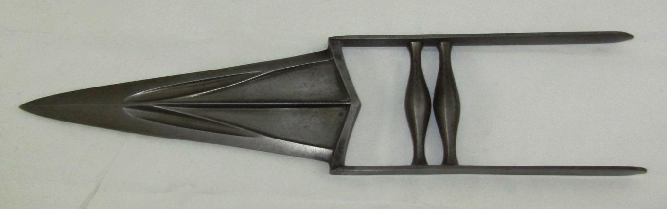 Mid To Late 1800's Middle Eastern KATAR Push Dagger