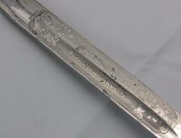 Short Model Single Side Engraved Bayonet With Unit Markings-Alcoso