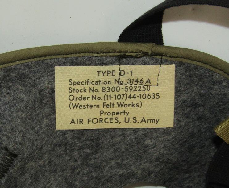 2pcs- Rare WW2 Army Air Corp Type B-2 Mechanics Apron & Type D-1 Face Mask