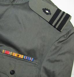 Scarce WW2 USN Medical Officer's "Gray" Tunic-Lt. Commander-Scarce USN Blanket Variant