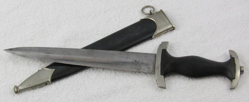 Early SS Enlisted Dagger With Scabbard-Scarcer E. Pack & Sohn Maker