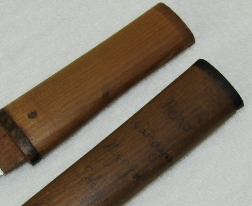 Early Japanese Tanto In wood Fittings