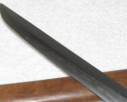 Early Japanese Tanto In wood Fittings