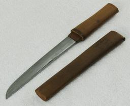 Early Japanese Tanto In wood Fittings