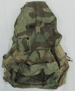 German Field Pack-Splinter Pattern Material-Field Made?