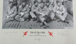 U-552 "RED DEVILS" Partial Crew Signed Poster