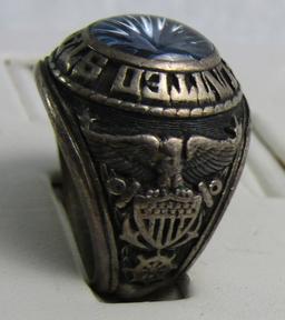 WW2 period USN Class Ring-Sterling By Jostens