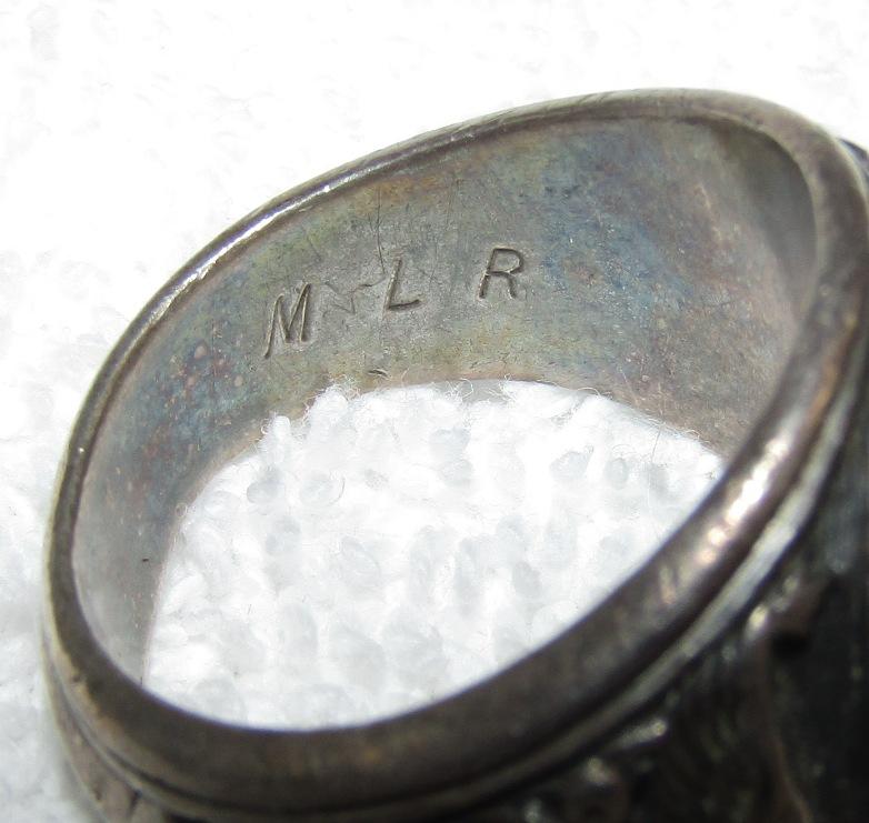 WW2 period USN Class Ring-Sterling By Jostens