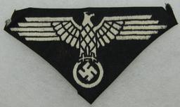 Scarce Waffen SS Arm Eagle-Late War Printed Example