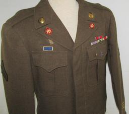 WW2 U.S. Enlisted Soldier 45th Division Ike Jacket