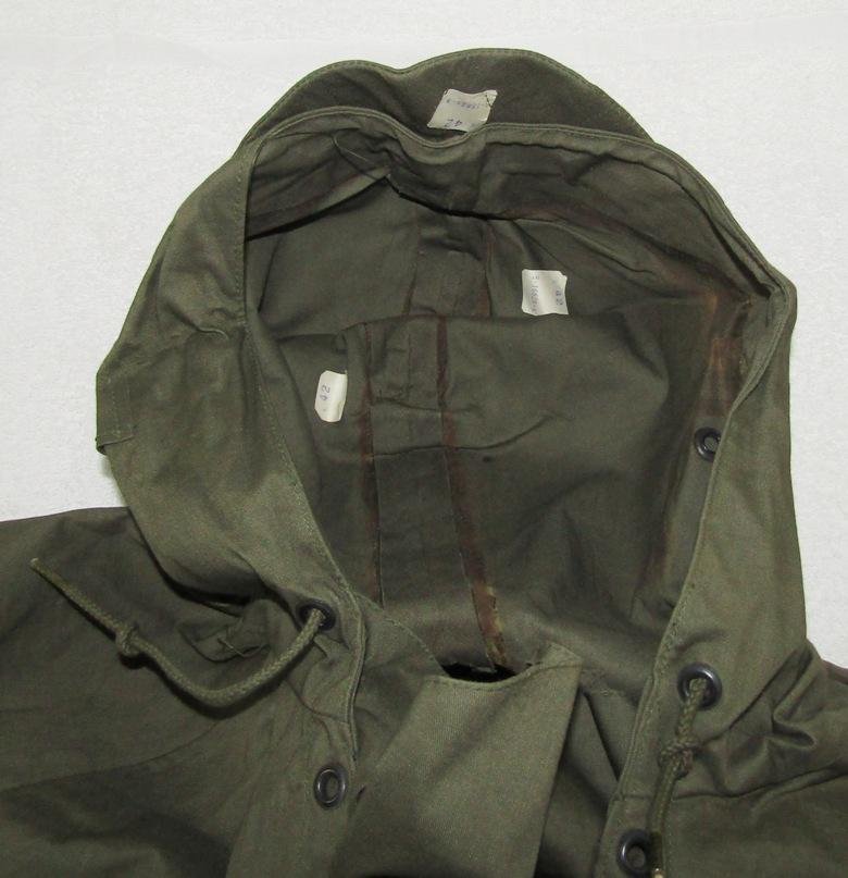 Scarce Early Vietnam War Period U.S. Army Issue Foul Weather Pullover-Unissued W/Cutter Tags