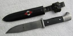 Rare WW2 Period Miniature Hitler Youth Knife With Scabbard