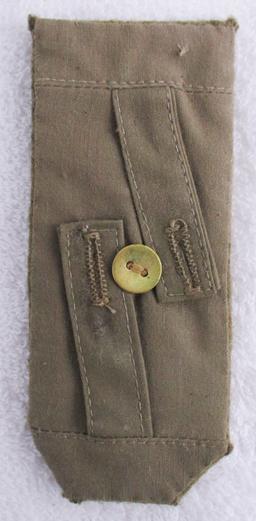 WWII Japanese Soldier Photo/Army Civilian Employee Shoulder Board