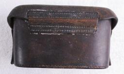 2pcs-WW2 German 3 Cell K-98 Ammo Pouch-Leather Medic Pouch