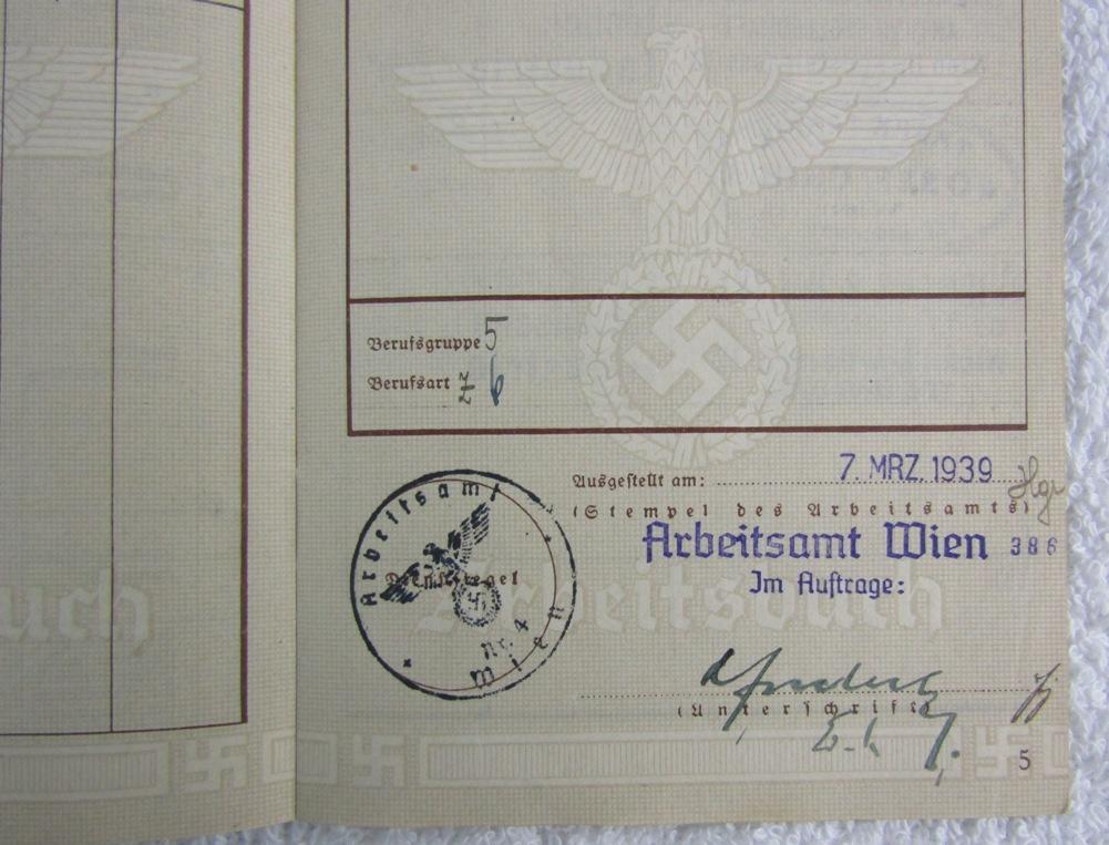 3pcs-WW2 German Work Books/DAF
