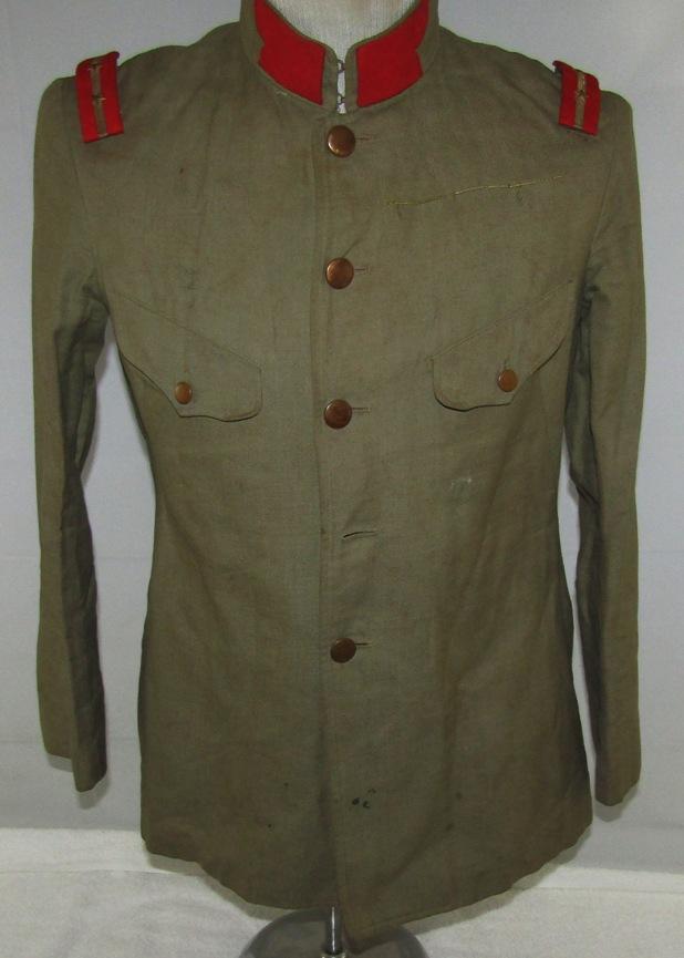 2pcs-Early/Pre WW2 Japanese Army Sgt. Tunic-Meatball Flag