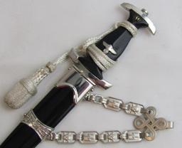 Miniature SS Officer's Chained Dagger