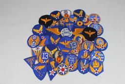 US WW2 AAC Army Air Corps Air Force Lot of 38 Patches.