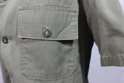 US Vietnam War Theater Made Short Sleeve Rip Stop Combat Jacket.