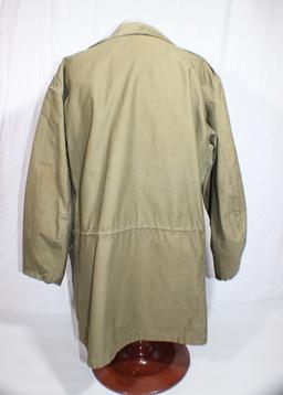 US WW2 M43 Field Combat Jacket. War Time Production. Decent Condition. Missing Most Buttons.