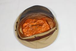 EXCEPTIONAL US WW2 Army Air Corps Officer TRUE Crusher Visor Cap. By The Flight Weight.
