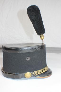 US WW2 Era 1940's West Point Cadet Shako W/ Plume