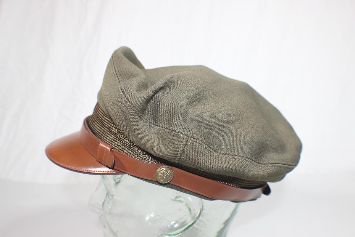 US WW2 Air Corps Crusher "Style" Visor Cap. Named. GORGEOUS!