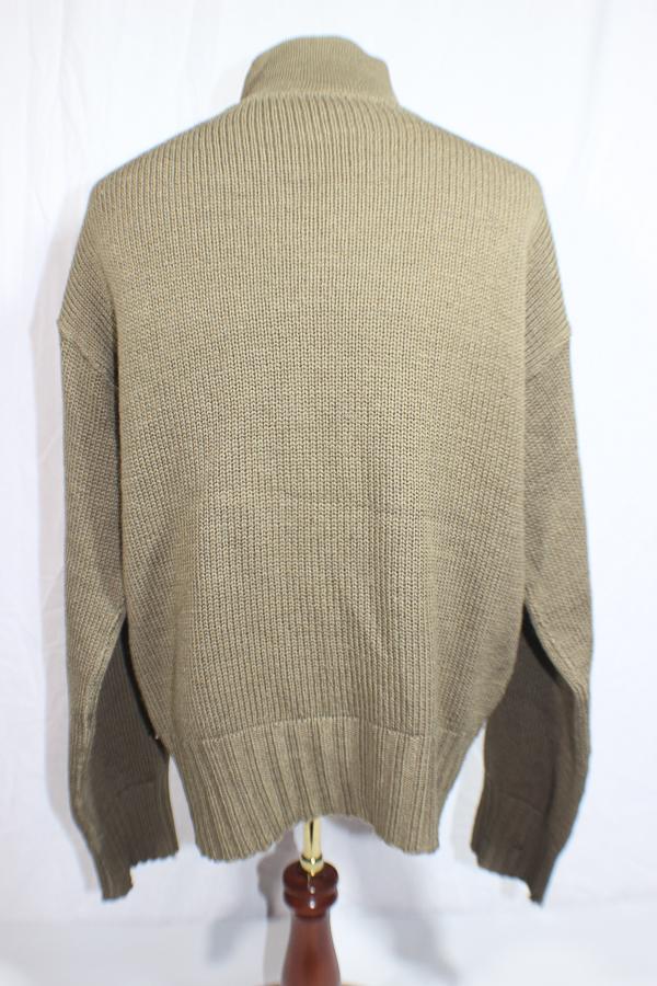US WW2 Red Cross Wool Knit Army Sweater. Unmarked. Very Nice.