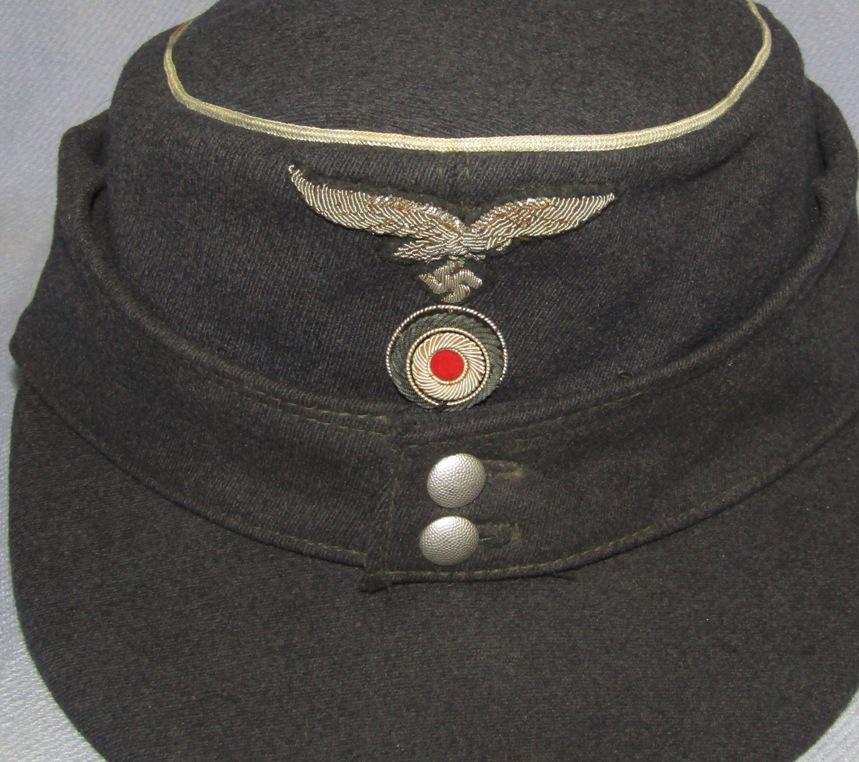 Luftwaffe Officer's M43 Cap-Bullion Insignia-Private Purchase