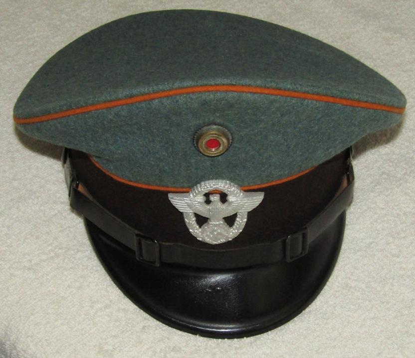 WW2 Nazi Gendarmerie (State Rural Police) Visor Cap For Enlisted