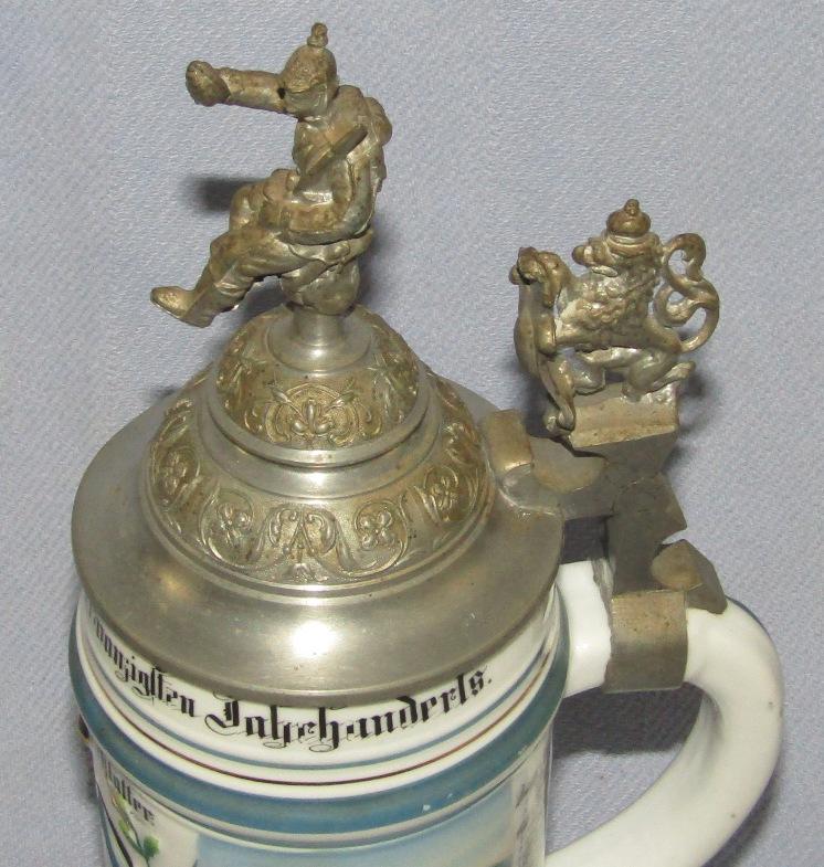 Scarce Original Prussian Period Regimental Stein