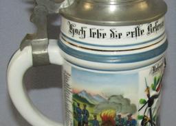 Scarce Original Prussian Period Regimental Stein