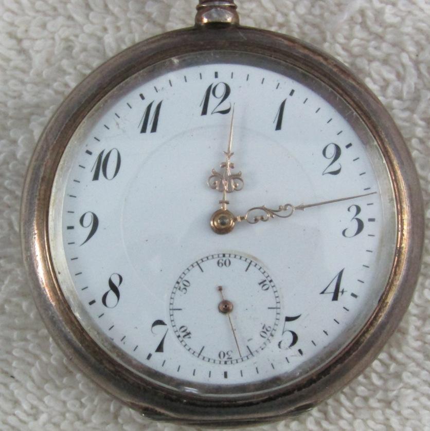 Rare WW1 German Pocket Watch With Engraved Presentation-Combat Shock Case