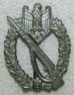 Scarce "Unknown Maker #10" German Infantry Assault Badge