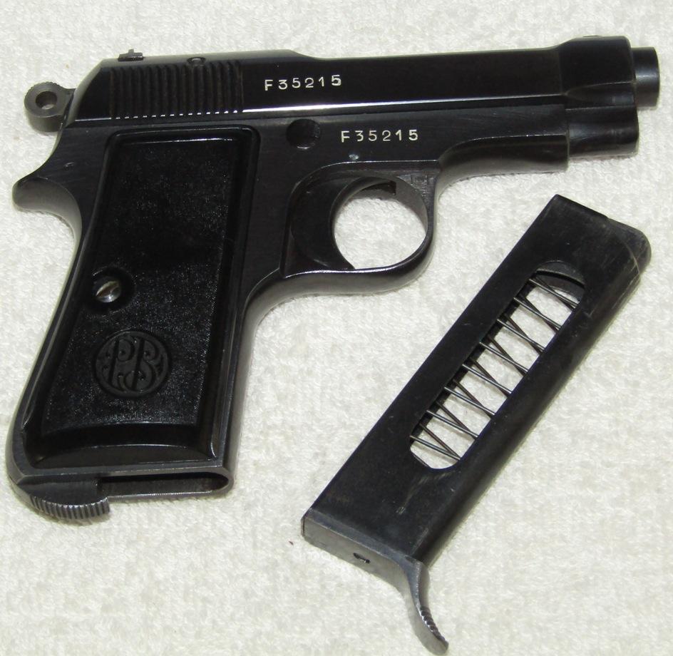 WW2 Period M1934 Italian Army Issue 9mm Beretta Pistol-Crown Over RE Stamping