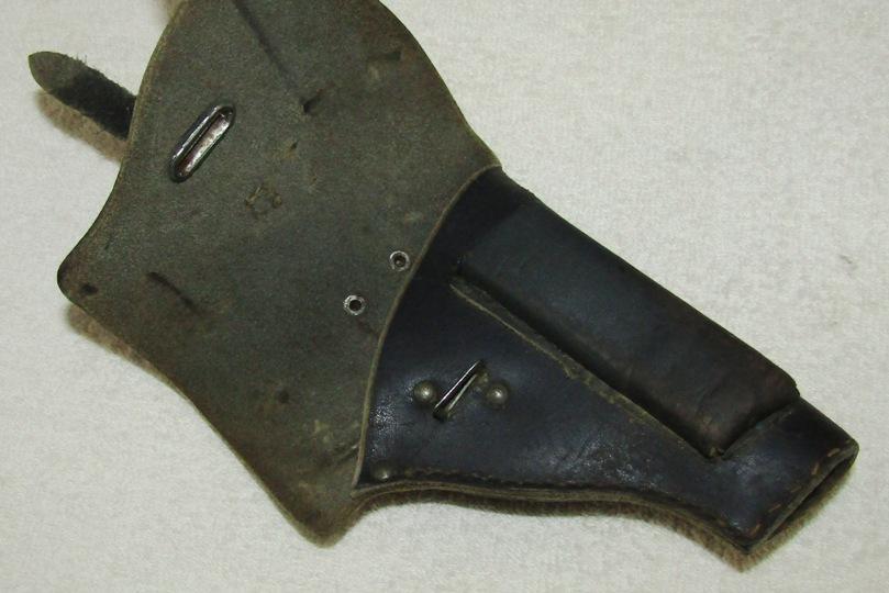 WW2 Period Italian Army Issue Green Leather 9mm Beretta Holster