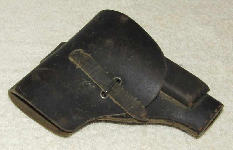 WW2 Period Italian Army Issue Green Leather 9mm Beretta Holster