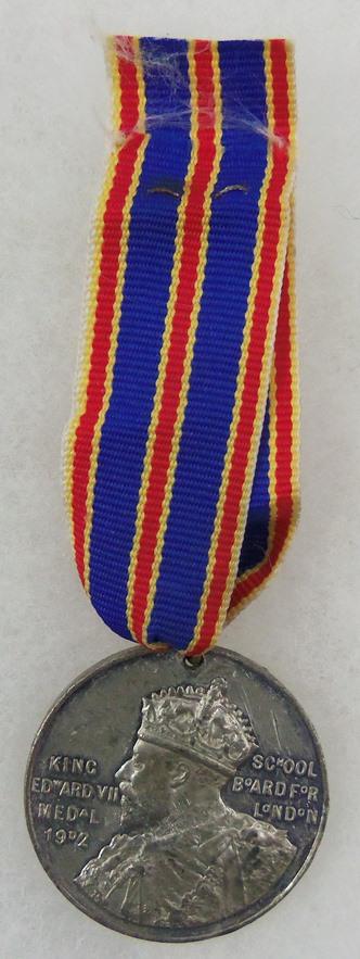 King Edward VII Medal School Board for London-Named