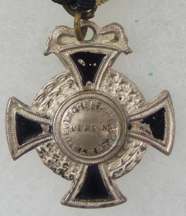 Bavaria Deutscher Kriege Verein (DKV) Membership Badge w/Ribbon/Pin