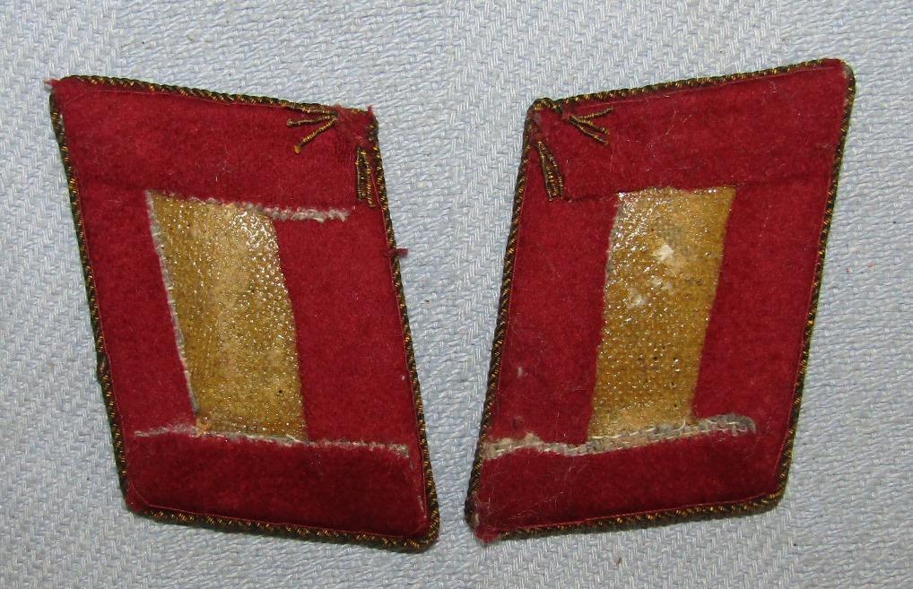 Scarce WW2 Period Luftwaffe Martial Court/Judicial Officer's Collar Tabs