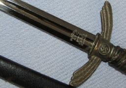 Extremely Rare Miniature Luftwaffe Officer's Sword By ALCOSO