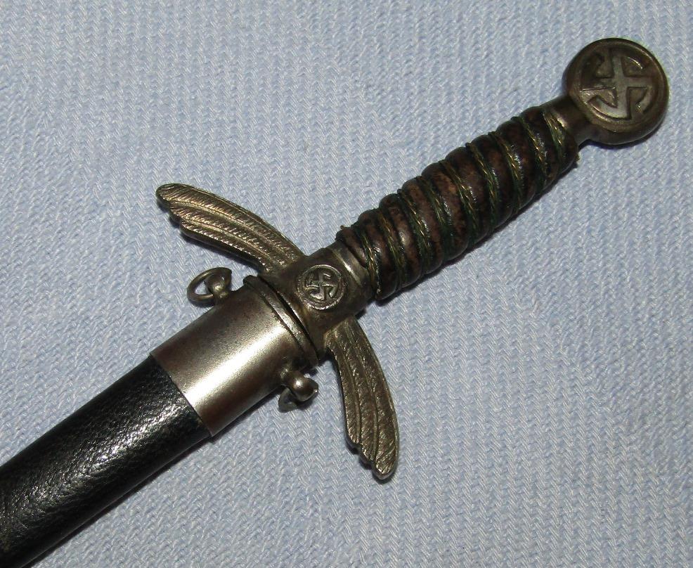 Extremely Rare Miniature Luftwaffe Officer's Sword By ALCOSO