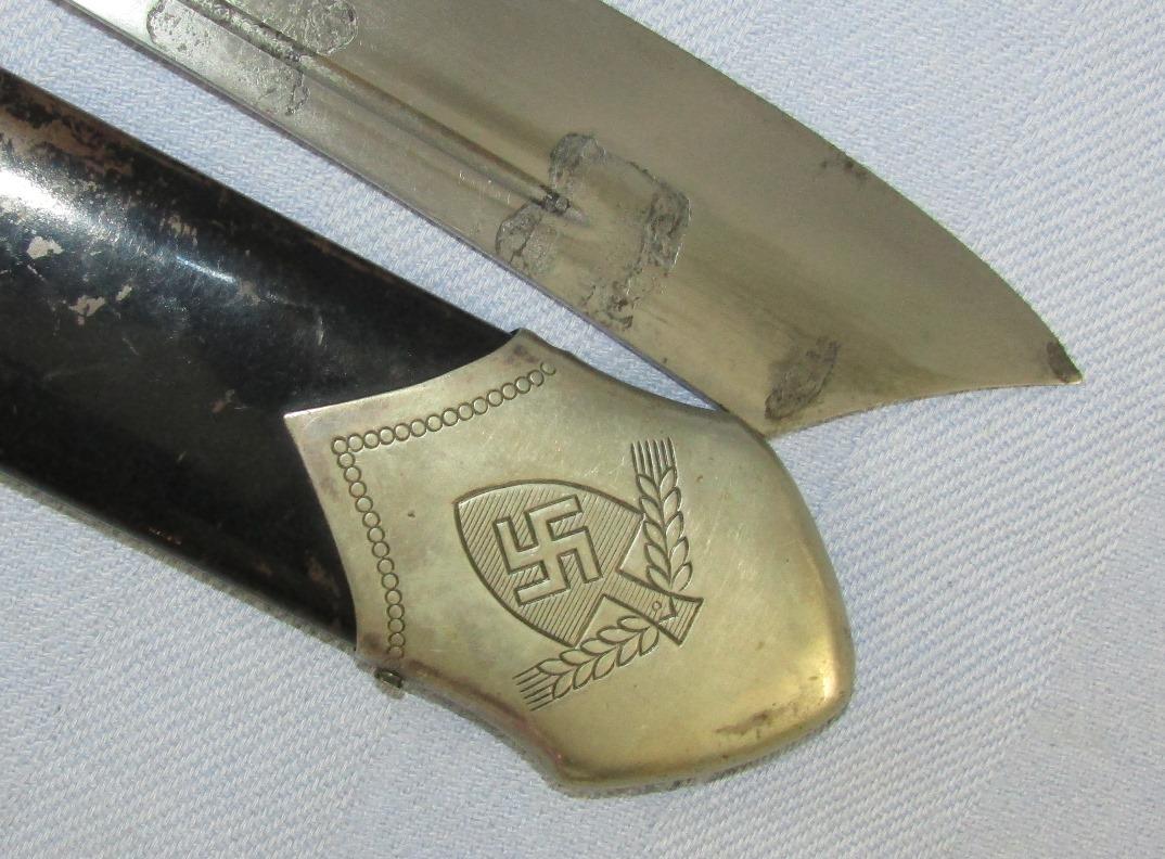 RAD Enlisted Hewer With Scabbard-Eickhorn Maker marked