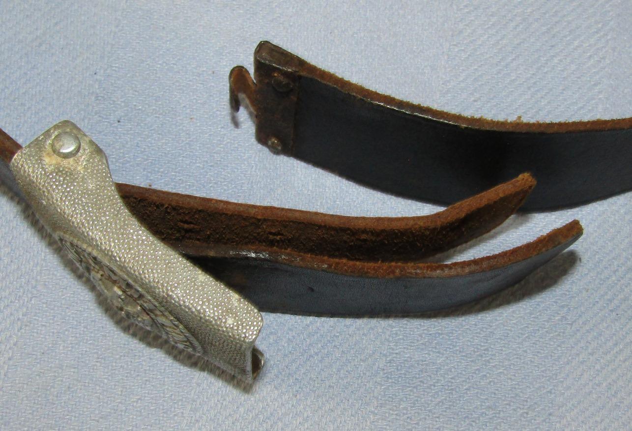 WW2 German Enlisted Soldier Belt W/Buckle-Canteen