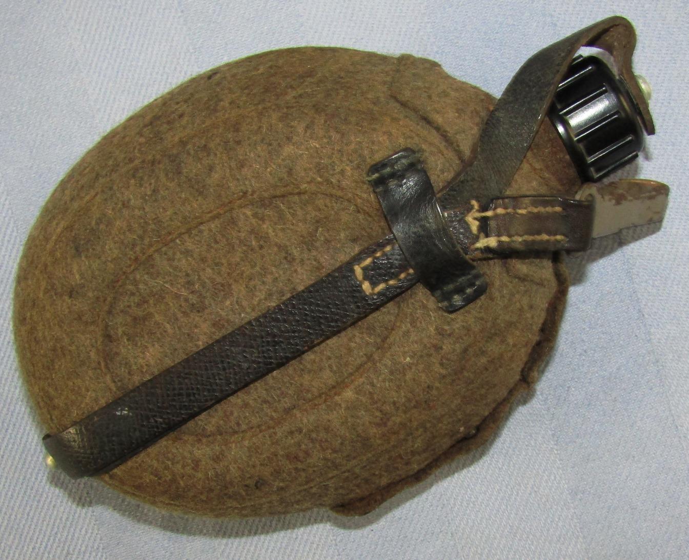 WW2 German Enlisted Soldier Belt W/Buckle-Canteen